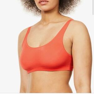SKIMS Jelly Sheer Scoop Neck Bralette - Poppy